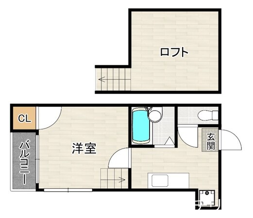 タウンコート井尻の物件間取画像